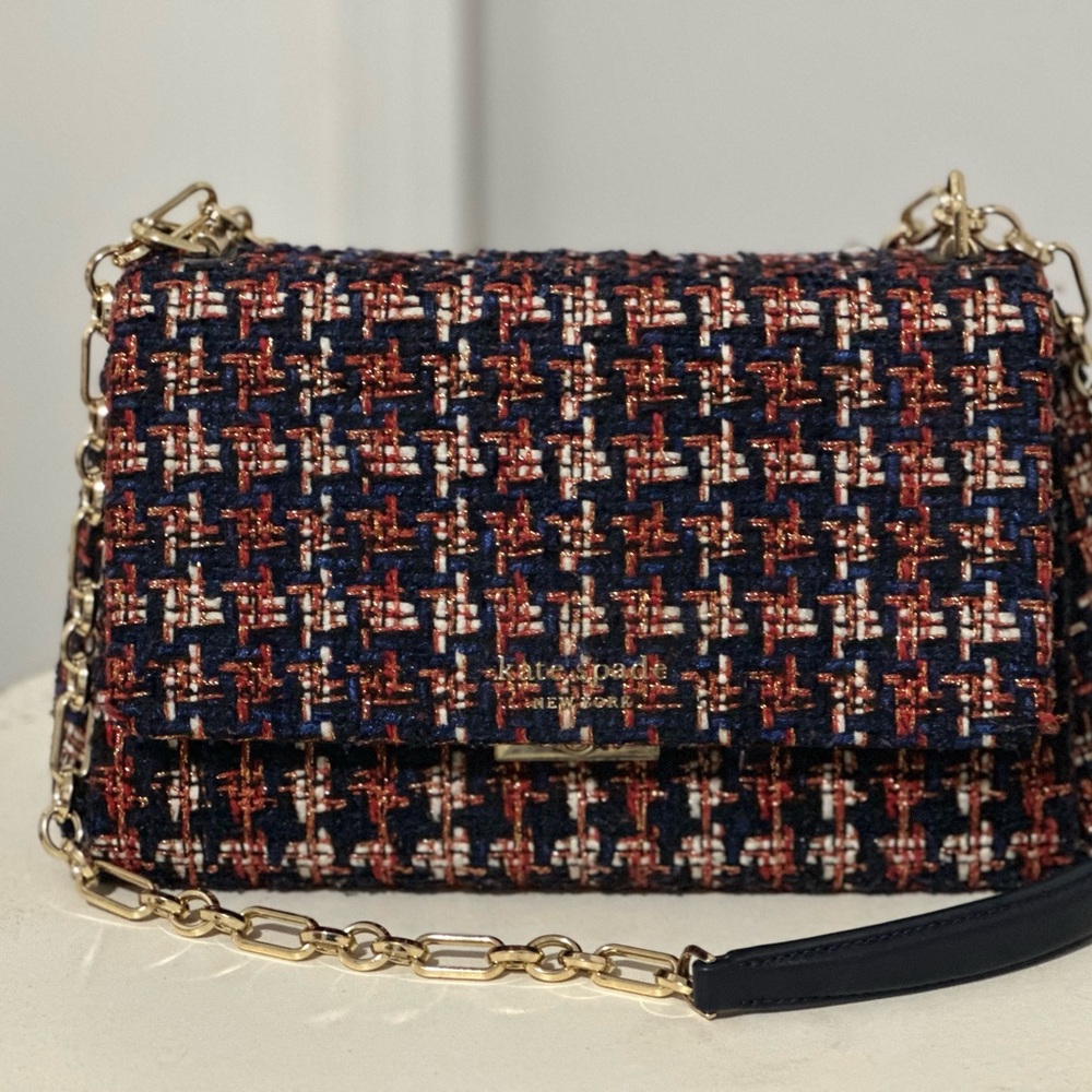 Pre-Owned Kate Spade Carlyle Tweed Bag - excellent condition